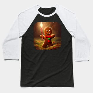 Gingerbread man Baseball T-Shirt